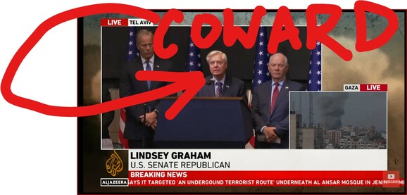 🔴 LIVE #SATTILITE COVERAGE | UPDATED AS OF OCTOBER 14, 2023 | 5:28 PM EST | 9:28 pm UTC

🇮🇱 #ISRAEL 🇵🇸 #PALESTINE #REAL_TIME (RT) #LIVE_MAP 

#ETHNIC_CLEANSING COVERAGE & UPDATES

This #WHITE_SUPREMACIST #CRIMINAL #LINDSEY_GRAHAM now calling for #PALESTINE_GENOCIDE??!

Look know further than #LINDSEY_GRAHAM for #SPEARHEADING ALL #DOMESTIC_TERRORISM!

* #LINDSEY_GRAHAM MUST BE #REMOVED FROM #OFFICE and ARRESTED!
FOR PROMOTING #WAR_CRIMES AGAINST #HUMANITY.

#PROMOTING THE #KILLING OF #INNOCENT_CHILDREN WHO ARE 50% OF THE #PALESTINE #POPULATION?

World Wide 🔴 LIVE NEWS

#Time to #Pull the #Plug on USA National News Media Stations!!
