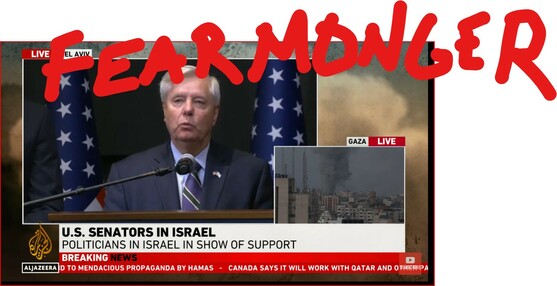 🔴 LIVE #SATTILITE COVERAGE | UPDATED AS OF OCTOBER 14, 2023 | 5:28 PM EST | 9:28 pm UTC

🇮🇱 #ISRAEL 🇵🇸 #PALESTINE #REAL_TIME (RT) #LIVE_MAP 

#ETHNIC_CLEANSING COVERAGE & UPDATES

This #WHITE_SUPREMACIST #CRIMINAL #LINDSEY_GRAHAM now calling for #PALESTINE_GENOCIDE??!

Look know further than #LINDSEY_GRAHAM for #SPEARHEADING ALL #DOMESTIC_TERRORISM!

* #LINDSEY_GRAHAM MUST BE #REMOVED FROM #OFFICE and ARRESTED!
FOR PROMOTING #WAR_CRIMES AGAINST #HUMANITY.

#PROMOTING THE #KILLING OF #INNOCENT_CHILDREN WHO ARE 50% OF THE #PALESTINE #POPULATION?

World Wide 🔴 LIVE NEWS

#Time to #Pull the #Plug on USA National News Media Stations!!