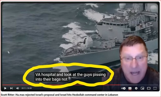 🔥 #Scott_Ritter: WE #SUCK AS A #NATION! 

🇵🇸 #Ha_mas REJECTED 🇮🇱 #Israel's proposal and #Israel hits #Hezbollah #command_center in 🇱🇧 #Lebanon. 

#FINALLY THE #TRUTH ABOUT THE 🇺🇸 #UNITED_STATES OF #AMERICA | #USA ARE ☠️ #MURDERERS AND #TERRORISTS! 🏴‍☠️ #EXPOSED BY FORMER UNITED STATES MARINE CORP #CAPTAIN!| A MUST WATCH!

Isreal and the United States of America are ☠️ #MURDERERS! = #PRE_MEDITATED #MURDER IN THE 1ST #DEGREE!

#DavidV Comment: btw we started with killing our own babies via illegal abortions. Now we are Murdering all children #OUT OF THE #WOMB in frivolous Proxy Wars?? 

~#Ladies where is your COMMON SENSE? CAN YOU NOT SEE THAT THIS IS #PROGRESSIVE?~

Scott Ritter Quote: "I Love the American people but you DISGUST ME.. YOU DISGUST ME because you are collectively the #MOST_IGNORANT people in the WORLD about the world we live in! 

How DARE YOU SEND PEOPLE OFF TO FIGHT AND DIE in another country?? IF you cant even piont that country out on a map!? And Tell me why its relevant. You dont know why we're going there and yet you going to let YOUR #KIDS GO THERE AND #KILL OTHER PEOPLES #CHILDREN?? 

And then your kids come home and you find out the reality that NOBODY #CARES ABOUT #YOUR_KIDS!

How many people watching the show go to the #VA_Hospital and look at the guys #pissing into thier #bags?!

You put a Yellow Sticker on the back of your car and say WE #SUPPORT THE #TROOPS AND THEN THEY #ABANDON_THEM!