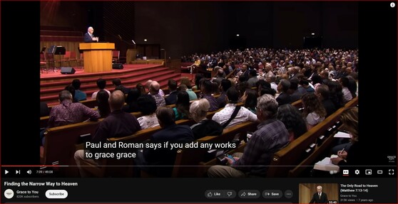 ✝️ #Finding the #Narrow_Way to #Heaven | #John_MacArthur’s | Pastor of 55 years California | 🇺🇸 #Grace_to_You.

Open your Bible to Matthew 7 Matthew 7

..THE 🇮🇱 #JEWS OF #JESUS #DAY WERE PART OF #religion of #human_achievement 🏆 🤑 and the #Lord began his #ministery by 
going into their #temple the most #sacred_place and
calling #it a #den_of_thieves and throwing people out did the same thing at the end
of his ministry #three years later he went into the temple and started #throwing_out the #money_changers and the
#buyers and #sellers and he said you've turned this which is supposed to be a
#house_of_prayer into a #den_of_thieves your religion is so #bad [THE #JEWS] #Jesus said that
not one stone is going to be left on another of this great temple that #Herod had built it's all gonna come #crashing_down 
#judgment will come and it came in 70 #AD when the #Romans came #sacked_Jerusalem and #leveled that #temple as
Jesus said would happen Jesus basically in the #Sermon on the #Mount earlier
#attacked the #prayers of the #Jews he attacked the #arms or the #giving of the Jews
he attacked their #ceremonies he attacked their #forms of #worship all of which were
#designed to earn God's #favor by some #work that they were doing #Romans 10:3